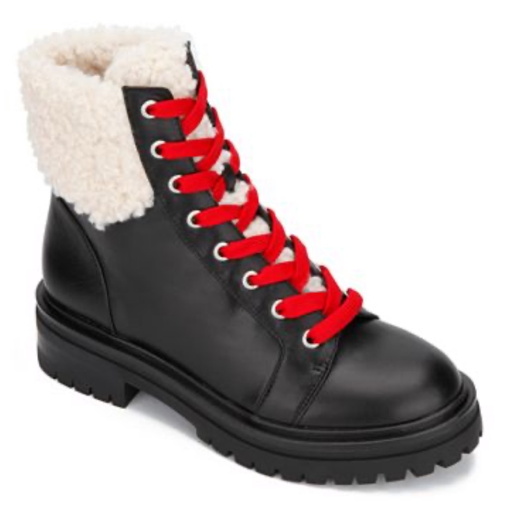 NWT Kenneth Cole NY Women's Rhode Lace Up Booties